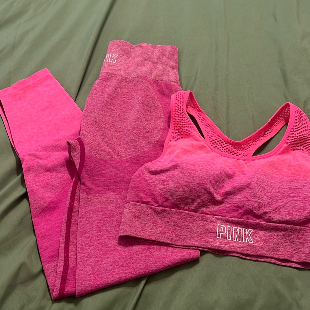 Victorias Secret Pink workout set